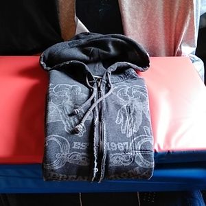 Distressed Polo hoody